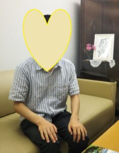 成婚された港区W様ご本人のお写真